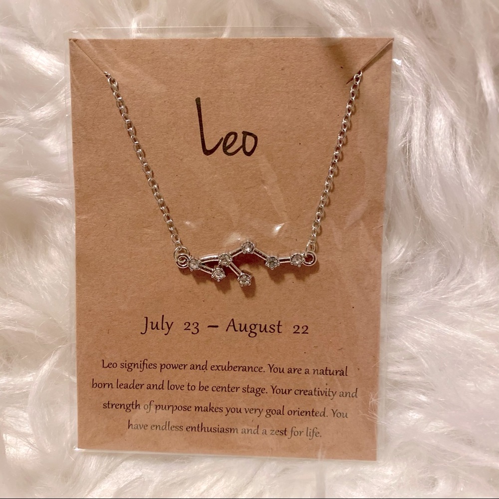 NEW! Leo ♌️ Necklace Zodiac Sign